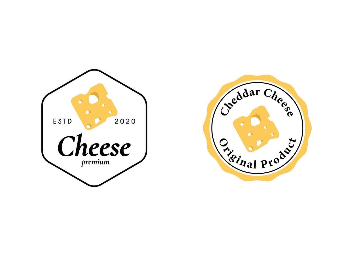 Cheddar Cheese Branding for a Traditional Taste vector
