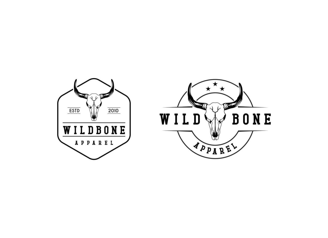 Wild Bone Apparel Embracing the Spirit of the West vector
