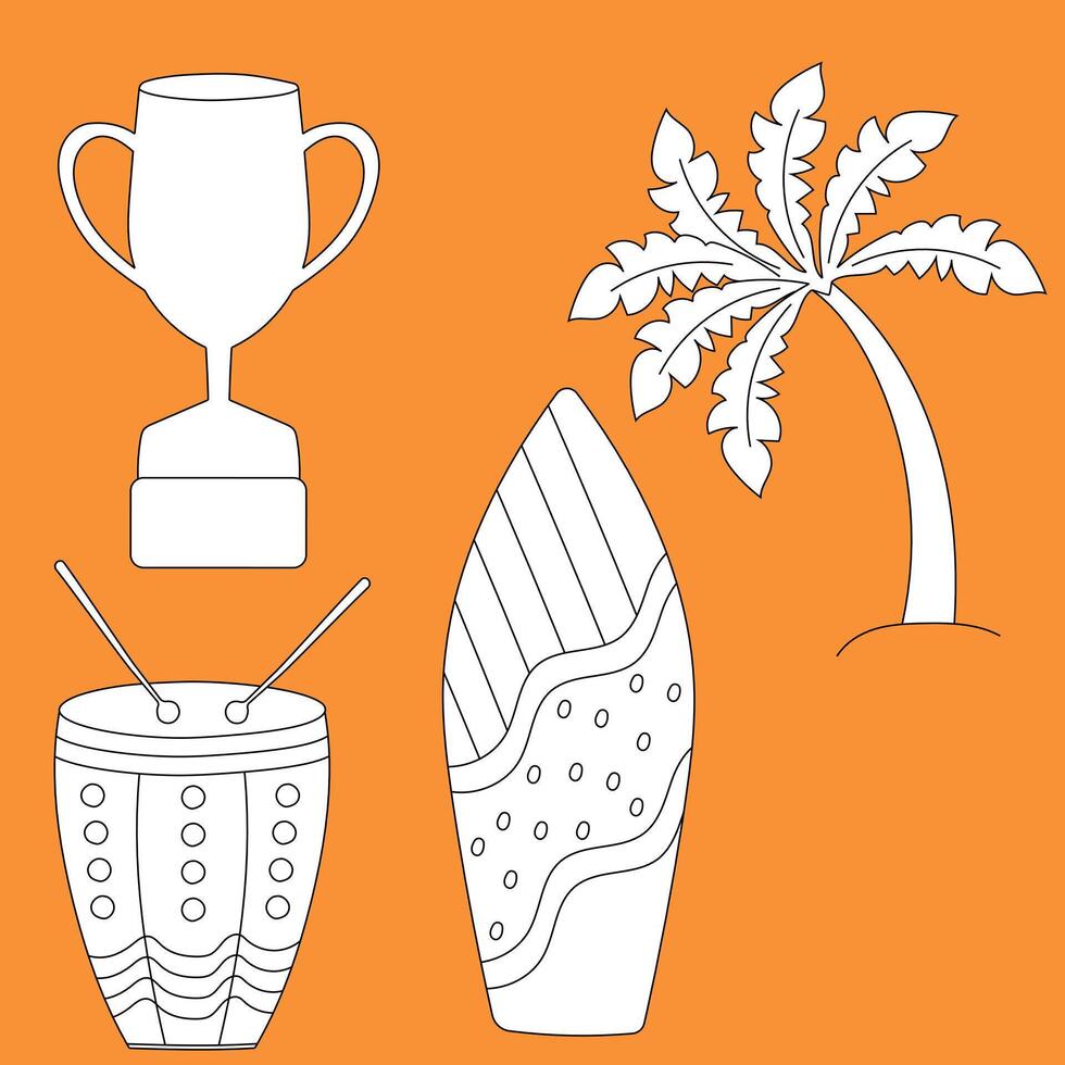 Brazil Clipart Set vector