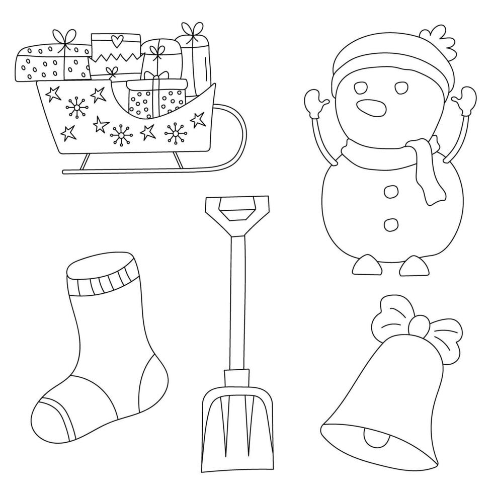 Cartoon Winter Graphics vector