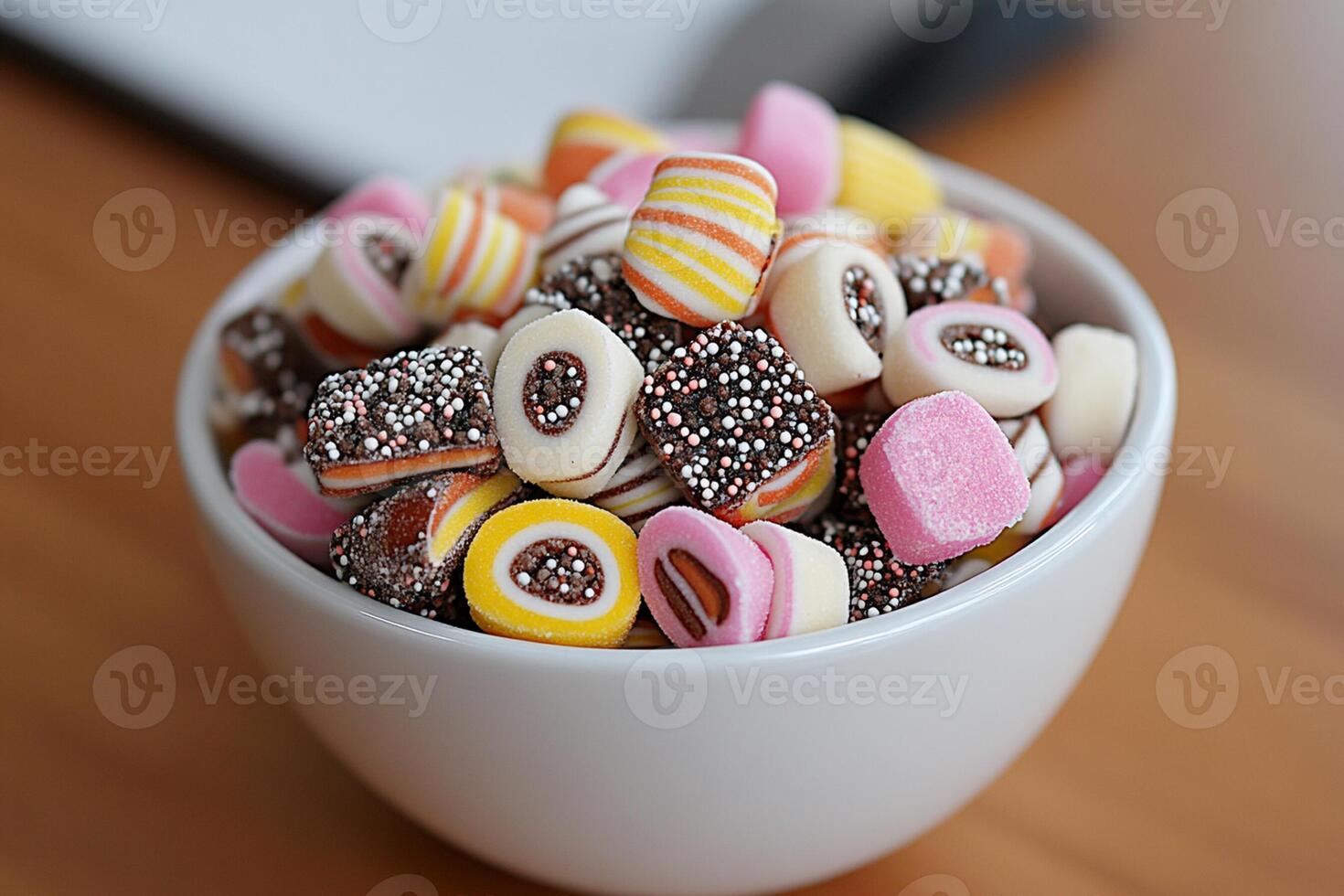 A bowl of candy photo