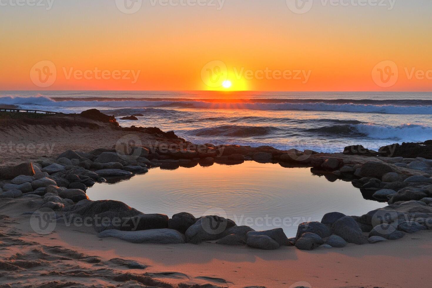 A large pool of water photo