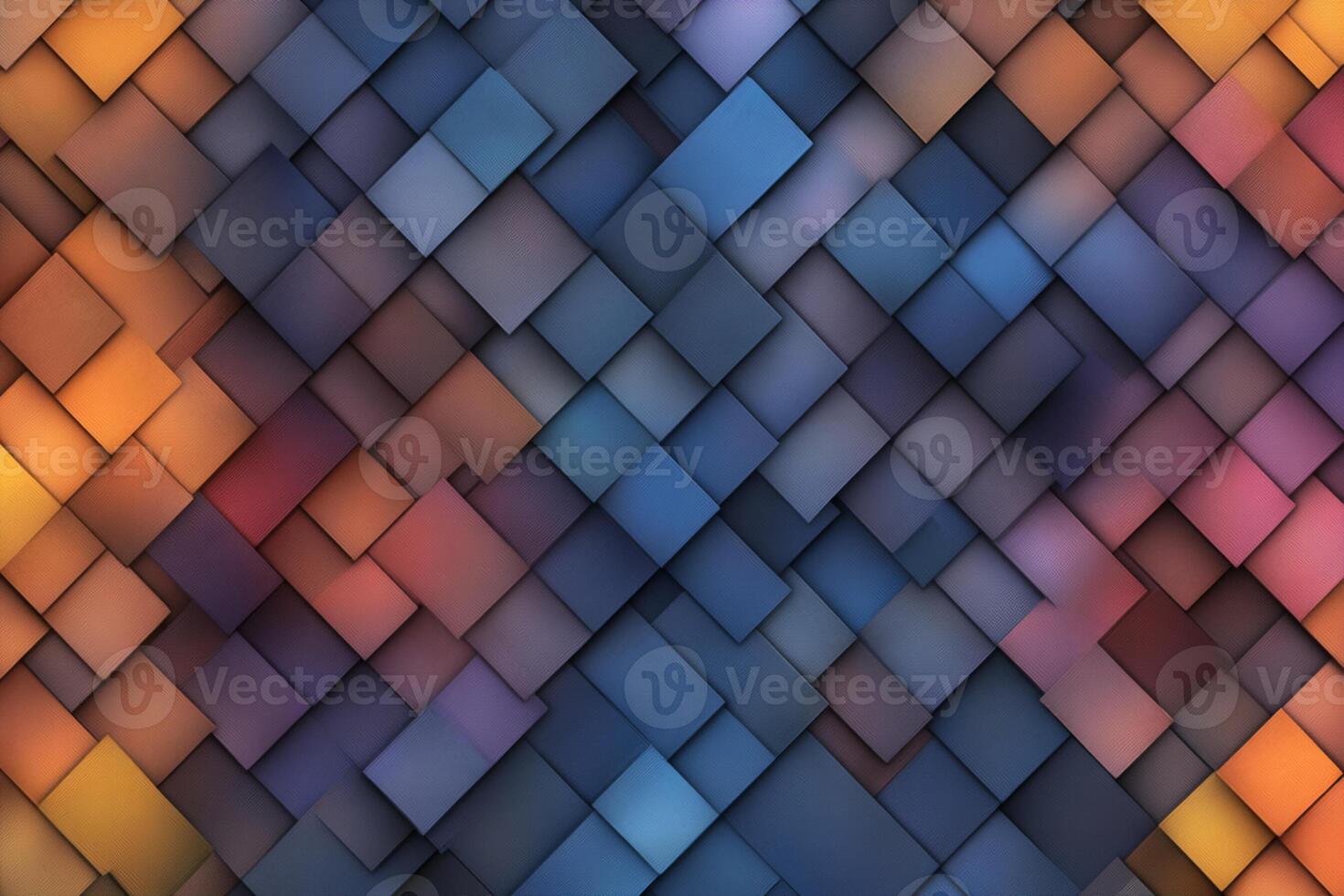 Abstract background with squares and triangles photo
