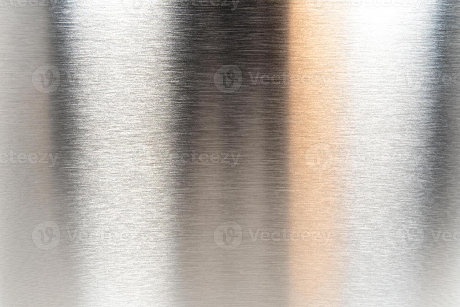 A close up of a metal container with a shiny surface photo