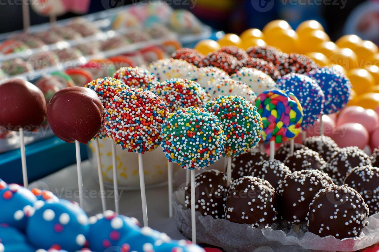 A display of cake pops photo