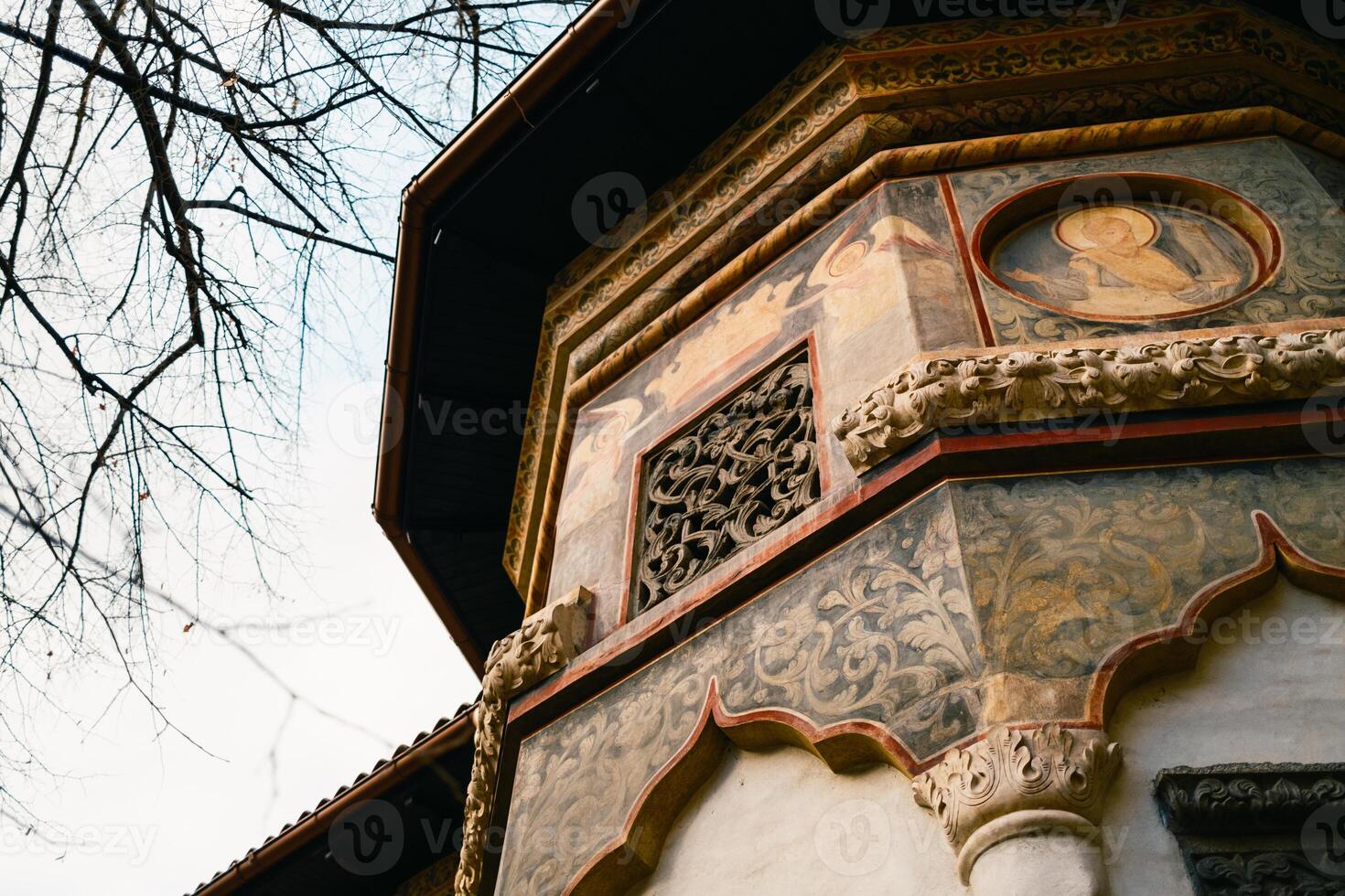 Details Of The Architecture Of Stavropoleos Monastery photo