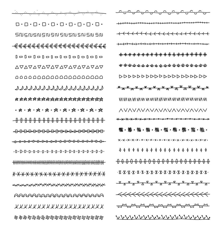 Collection of Paragraph Line Divider vector