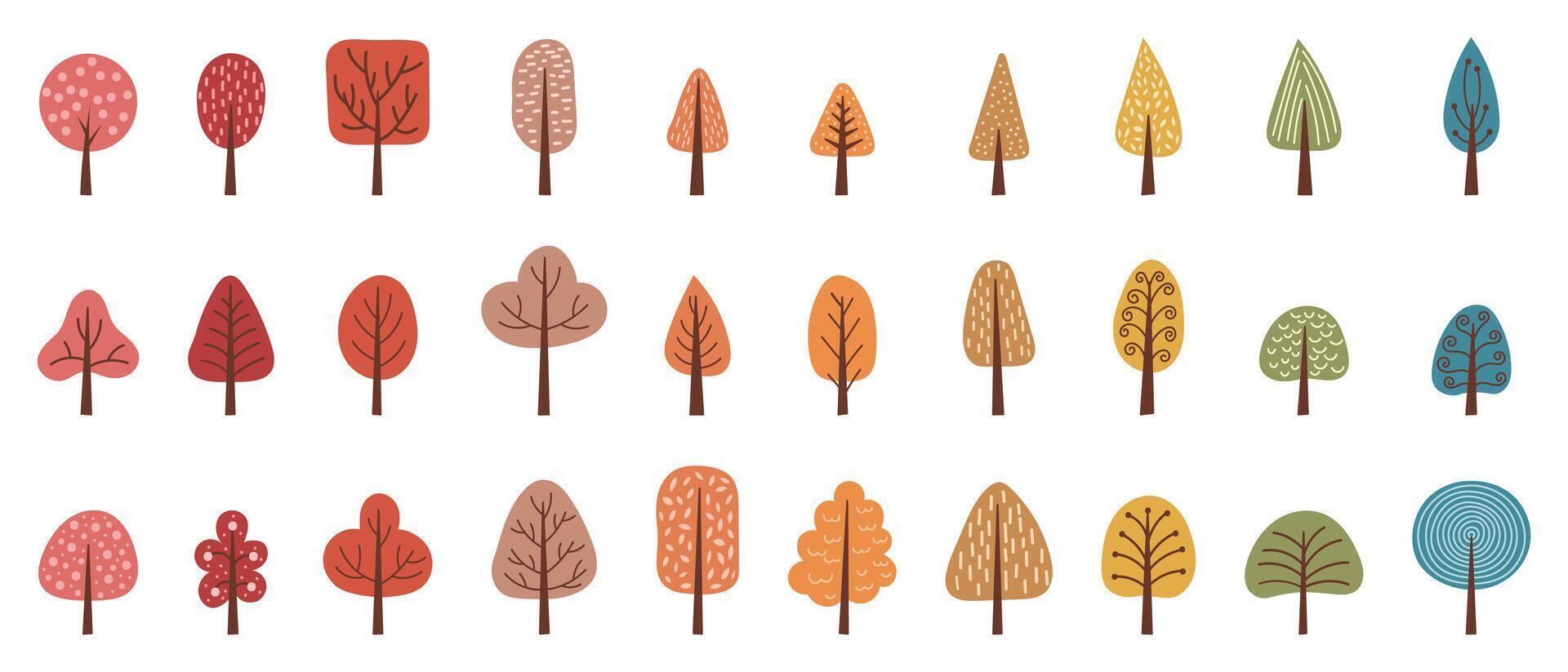Tree Doodle Scribble vector
