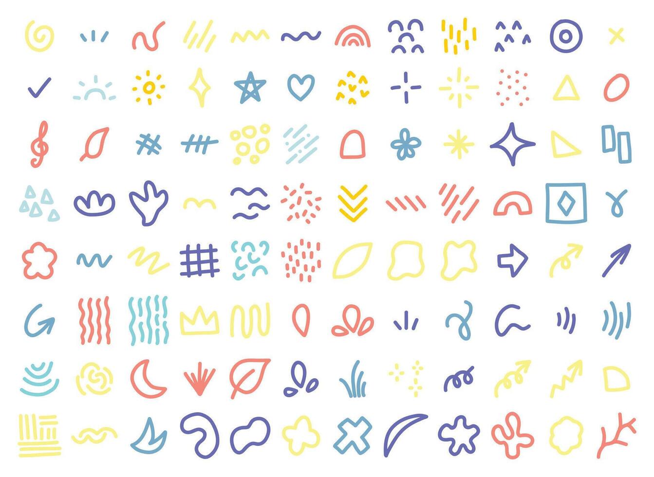 Doodle shape for Scrapbook Ornament vector