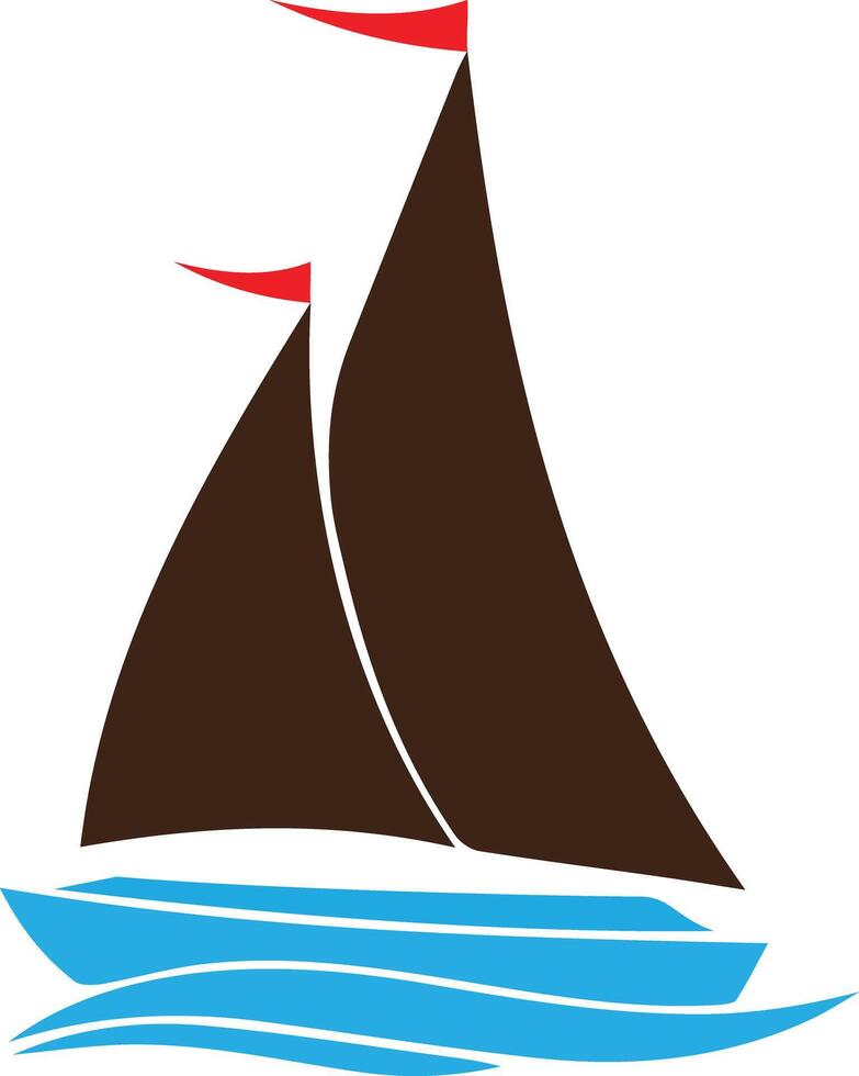 sailing ship illustration art vector