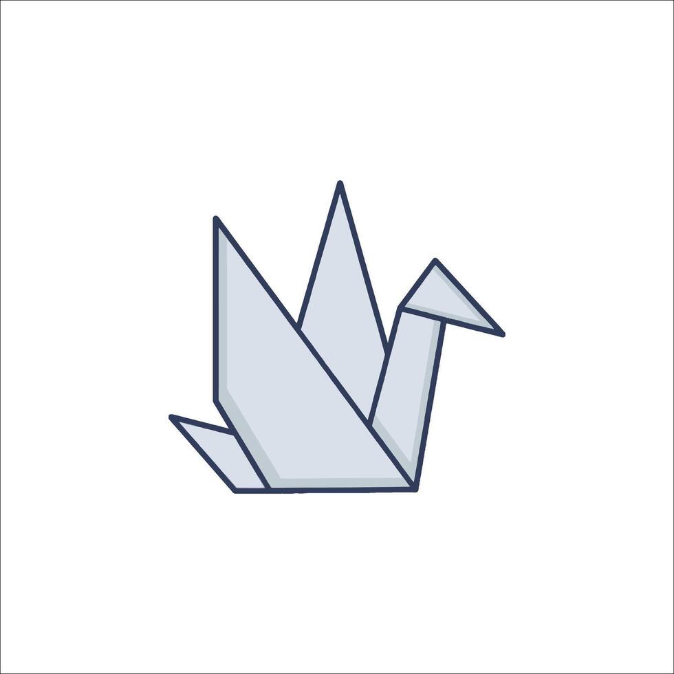A bird is shown in a line drawing vector