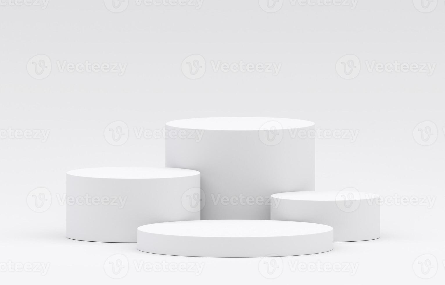 White product display podium in studio room, for display presentation13 photo