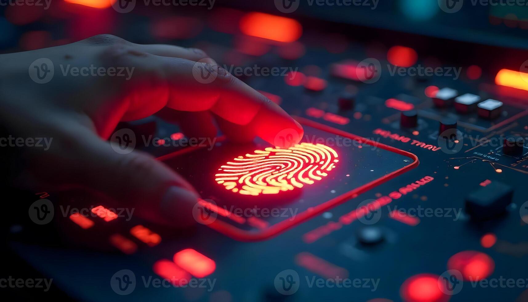Advanced Interaction With Concentric Circles and Buttons in a Sci-Fi Inspired Design photo