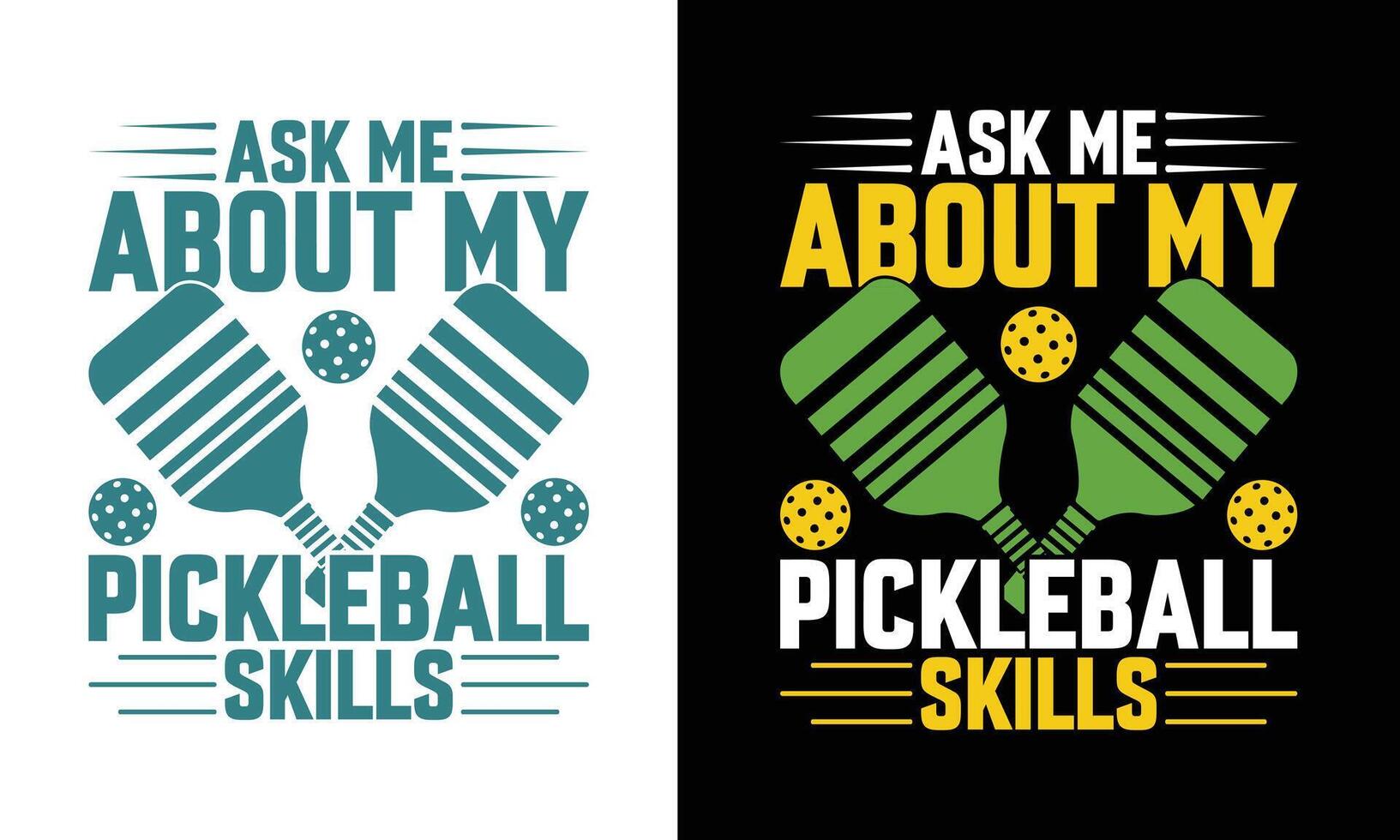 Pickleball Game Tshirt Design Sports Typography. Use for shirts, mugs, stickers, cards, etc. vector