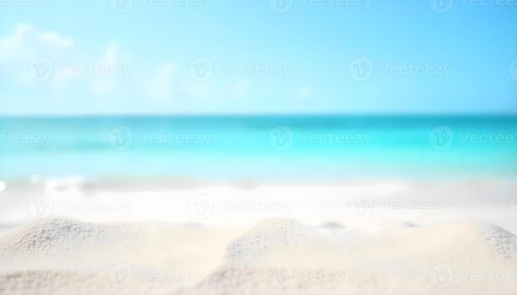 Turquoise Ocean and White Sand, Perfect Placeholder for Product Ads photo