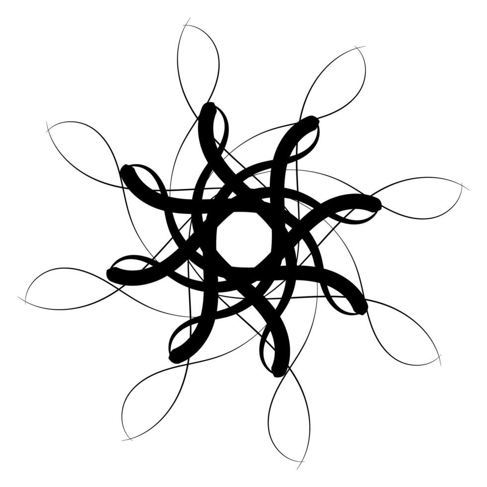 Elegant Scroll Ornament vector