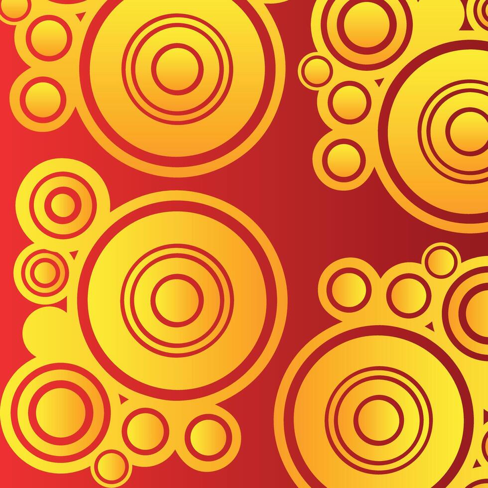 abstract simple yellow circle pattern can be used background. gradint background with yellow circle rings. white gradient minimal background with circle difference shape vector