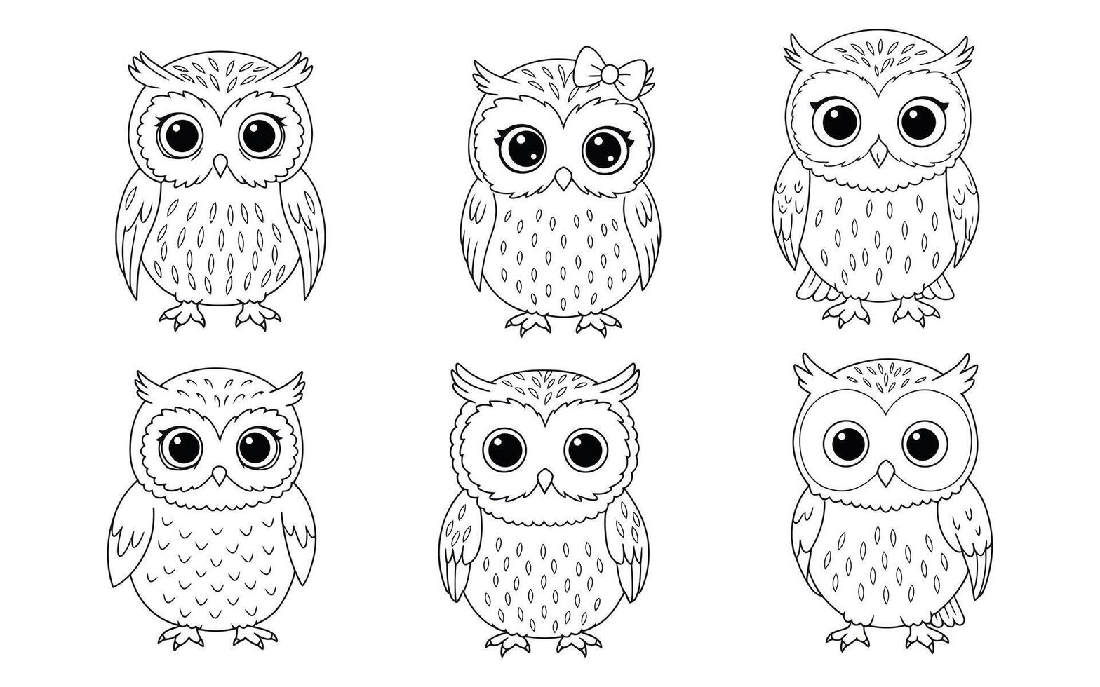 Adorable Owl Illustrations for Your Creative Projects vector
