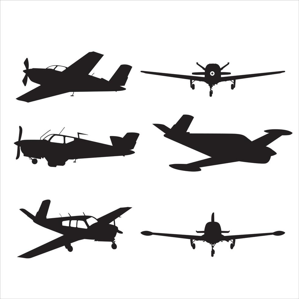 Beechcraft BE35, Beechcraft Baron Airplane Side vector