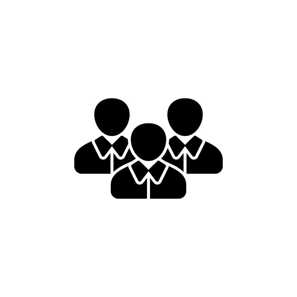 Group of people. Represents teamwork, collaboration, community, and group dynamics. vector