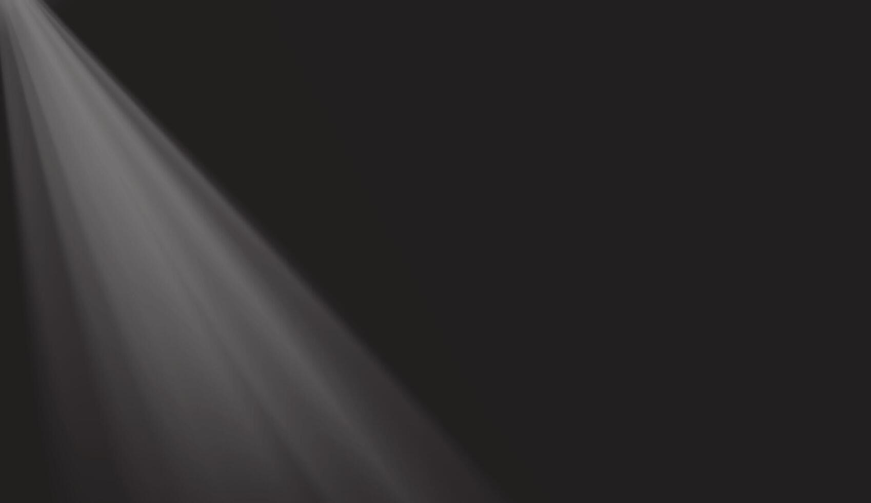 A bright beam of light against a black background vector