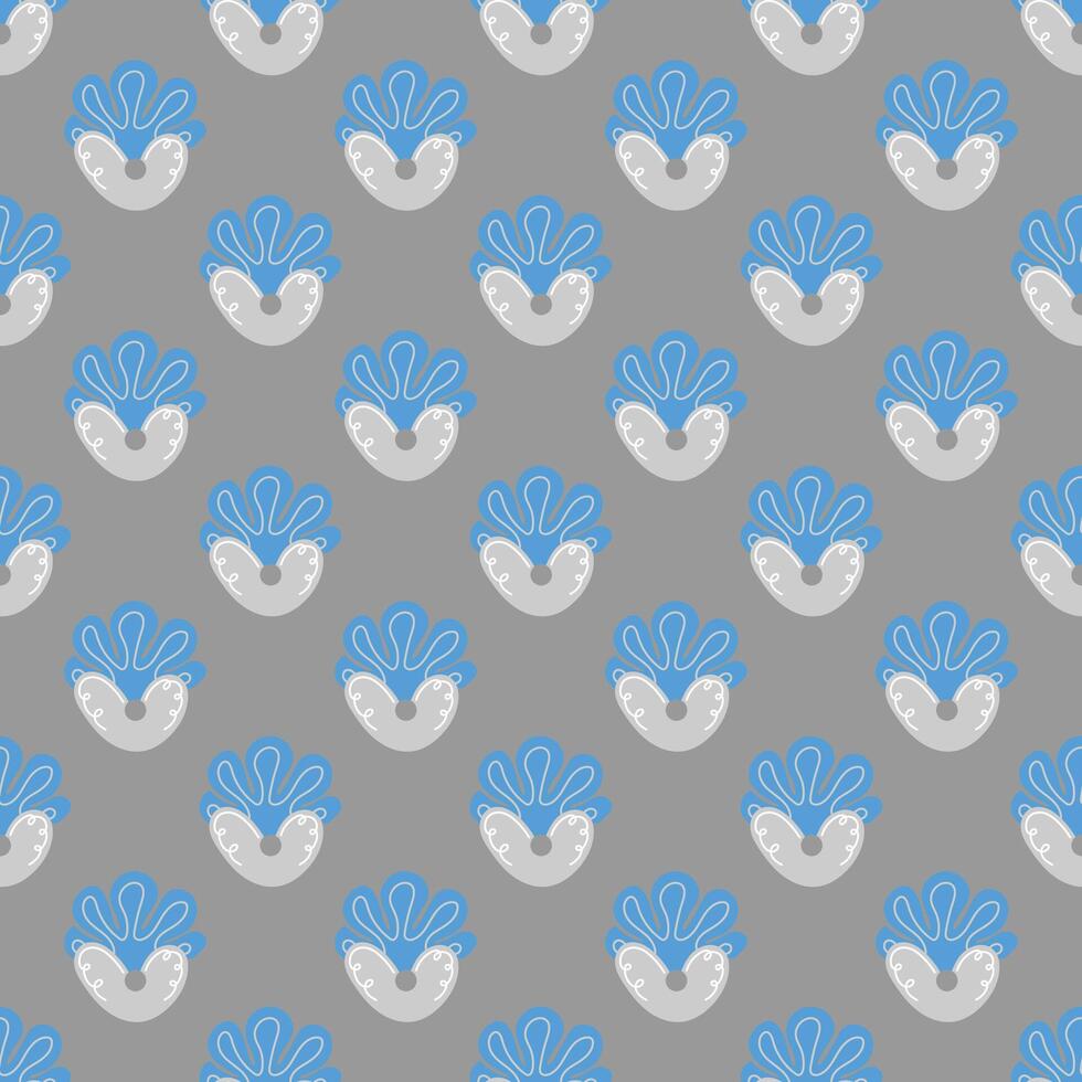 Seamless abstract pattern in minimalist style. vector