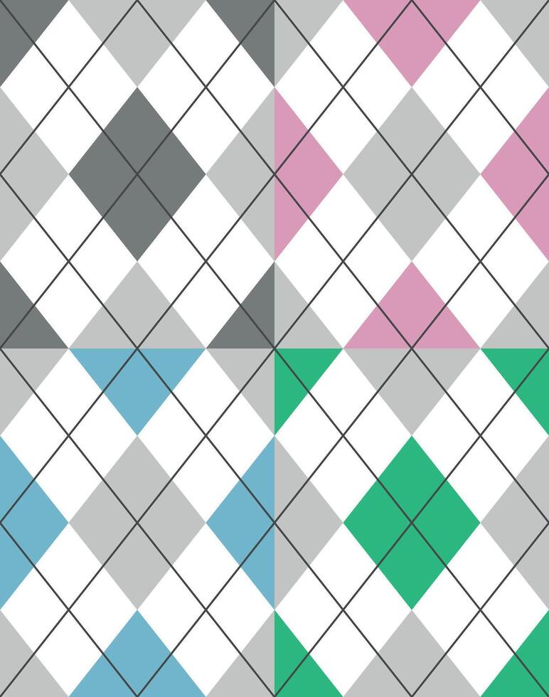 simple classic romb pattern background vector