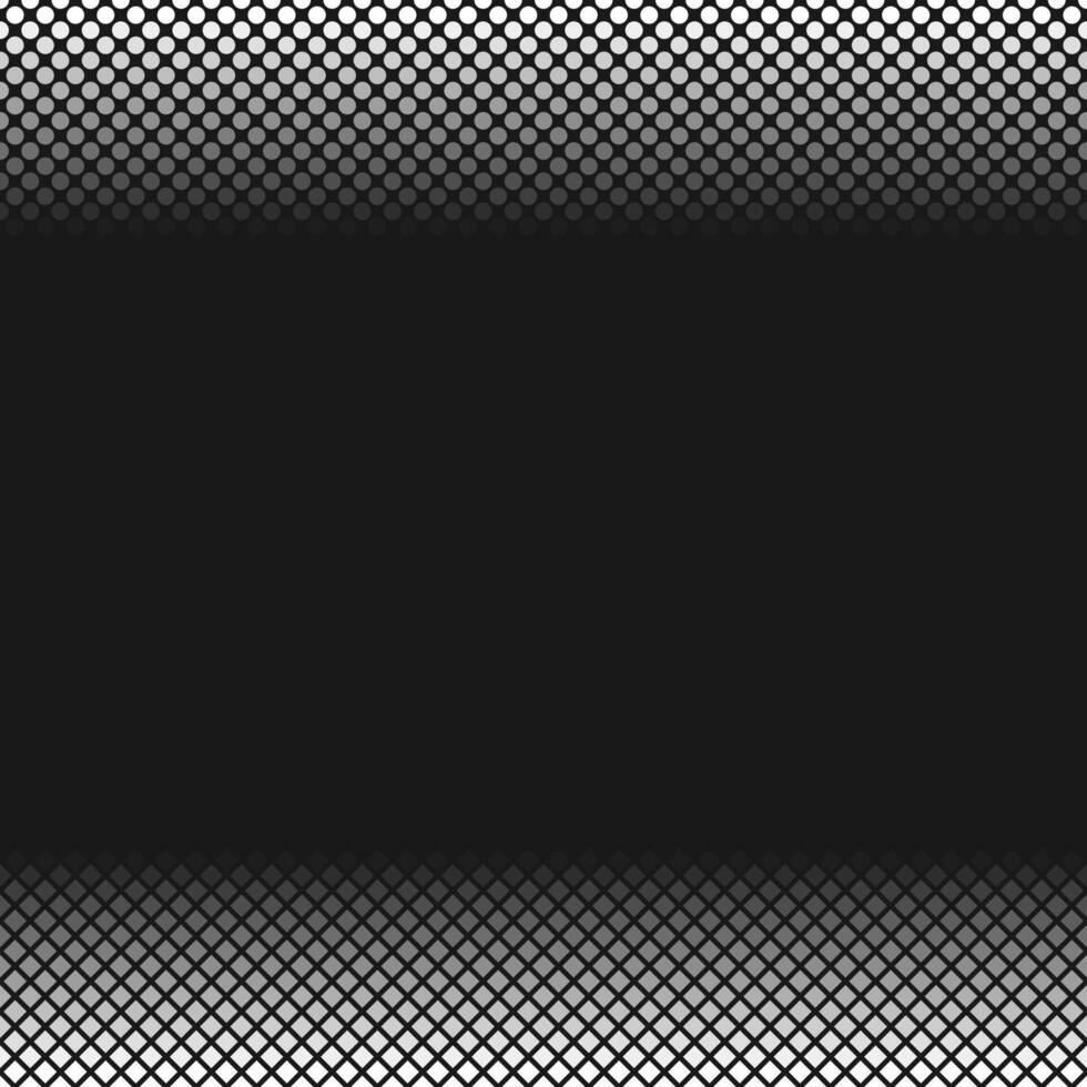 Abstract halftone geometric dot and square pattern background vector