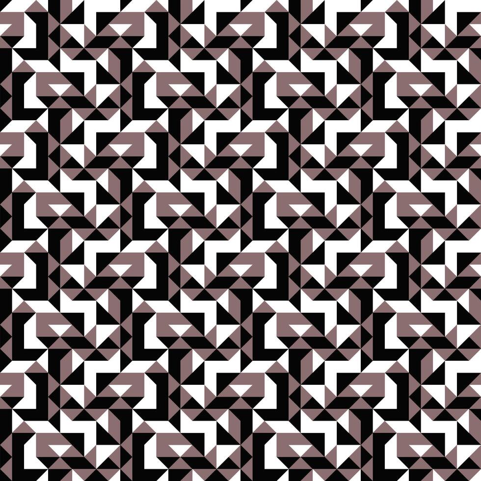 Seamless random threetone pattern background design - abstract repetitive repeating graphic vector