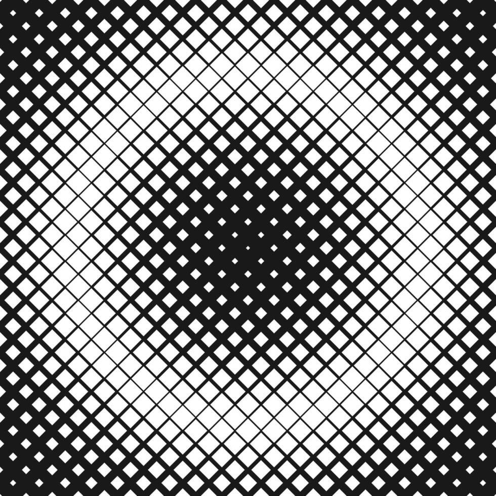 Geometrical halftone diagonal square pattern background template vector
