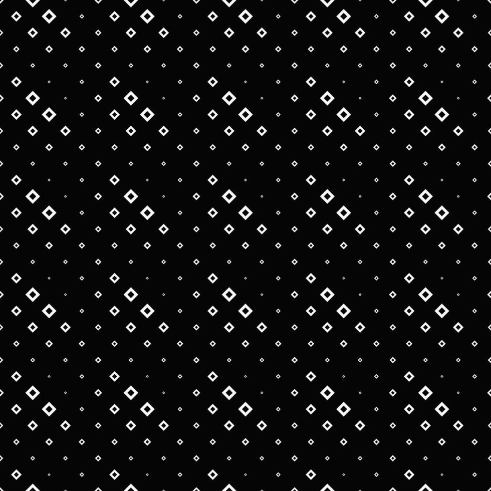 Black and white diagonal square pattern background vector
