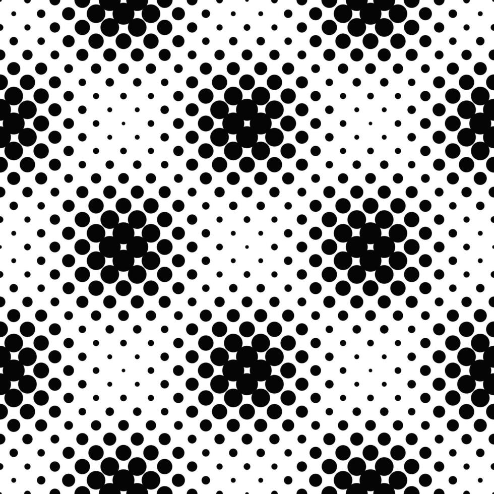 Abstract geometrical monochrome circle pattern background design vector