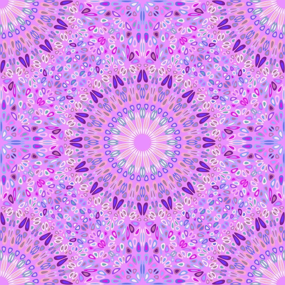 Geometrical bohemian mandala flower pattern background design vector