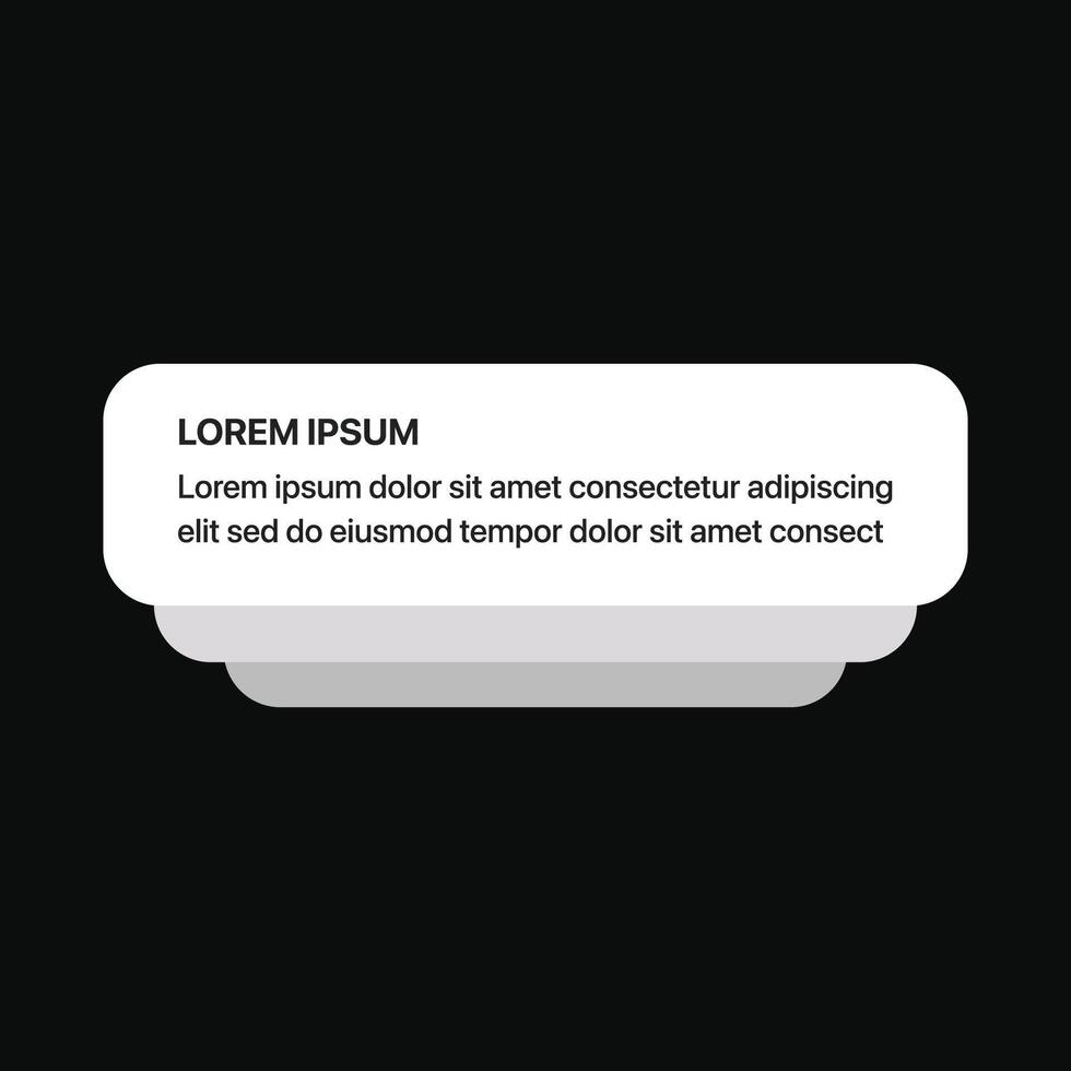 Message Popup UI Design - popup Design - Notification Popup UI Design vector