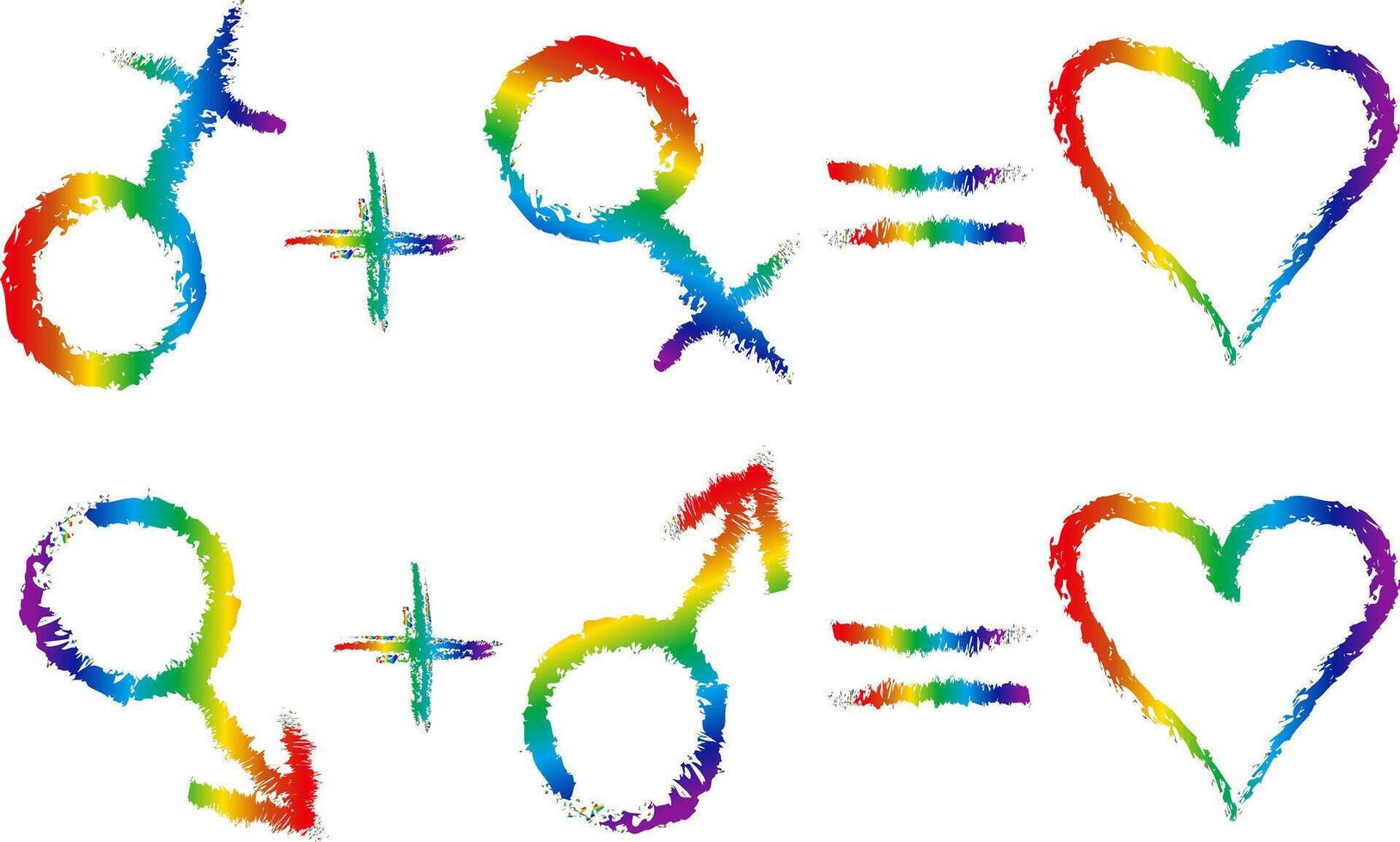 Lgbt Love Is Love Equality Shirt - Rainbow Heart Equal Sign Lgbt Love Is Love Equality Shirt - Rainbow Heart Equal Sign