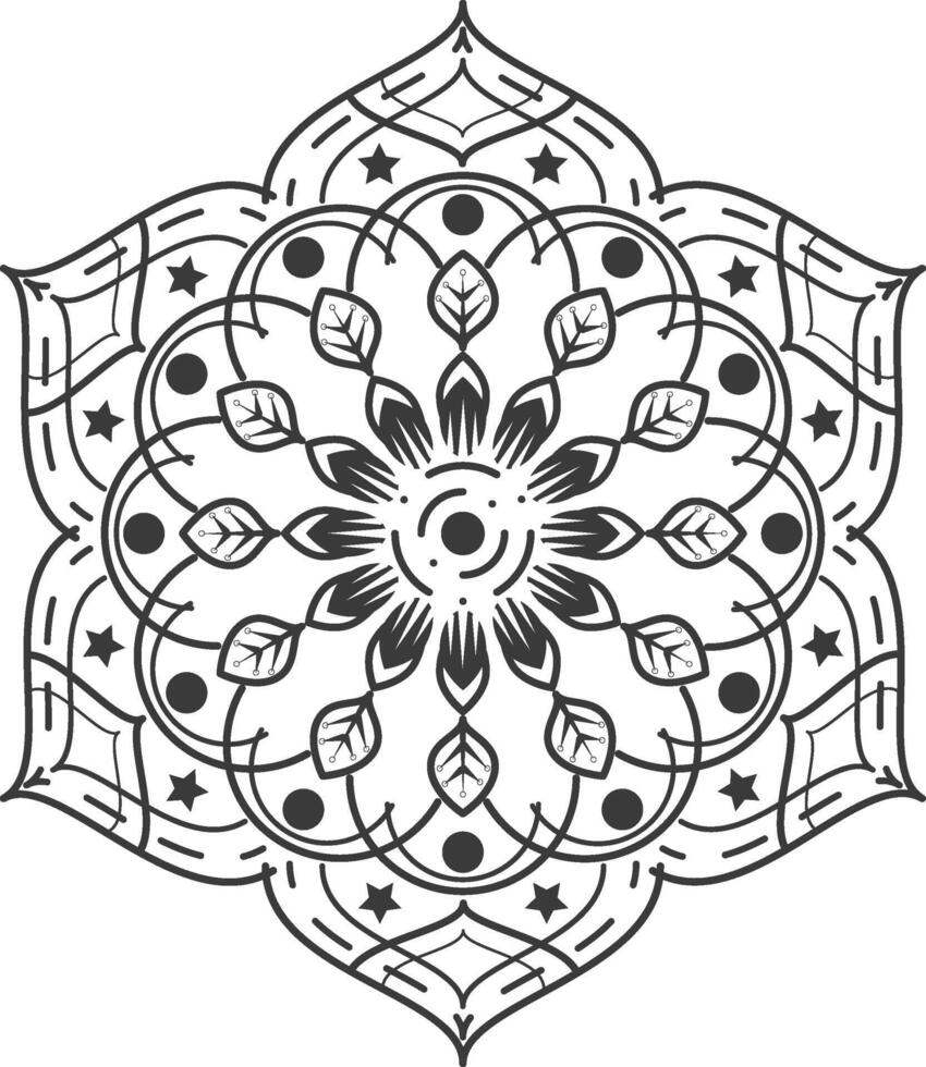 Floral Mandala design vector