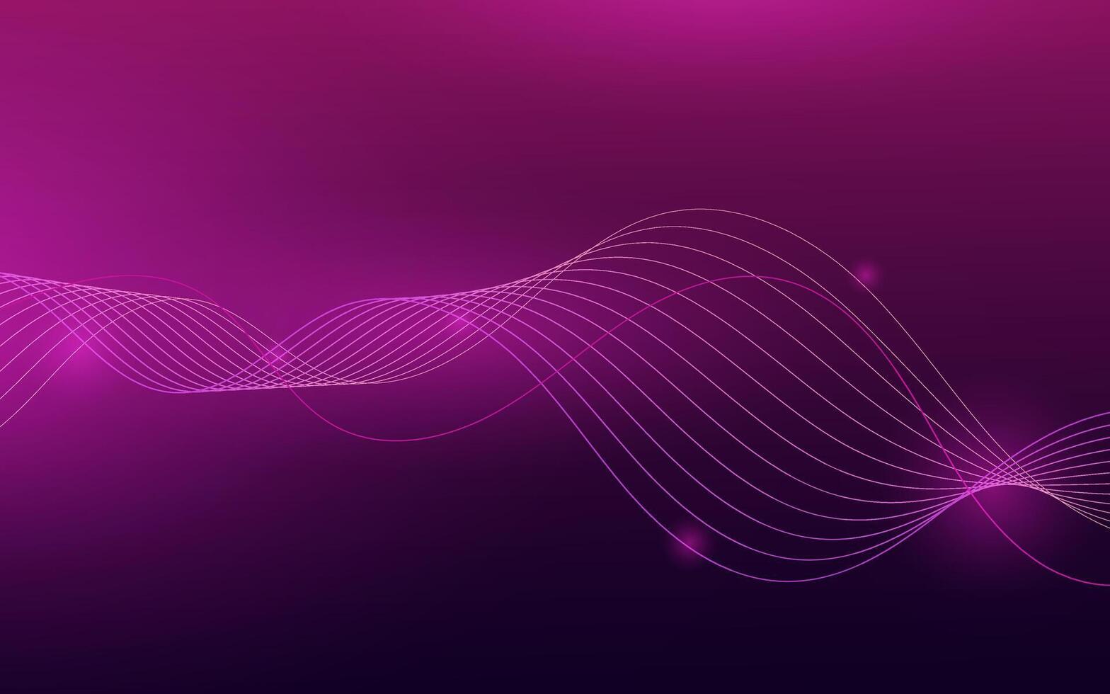 Abstract Wave, Line Particle Technology Background.Purple line, shape,Trendy.abstract background. illustration vector