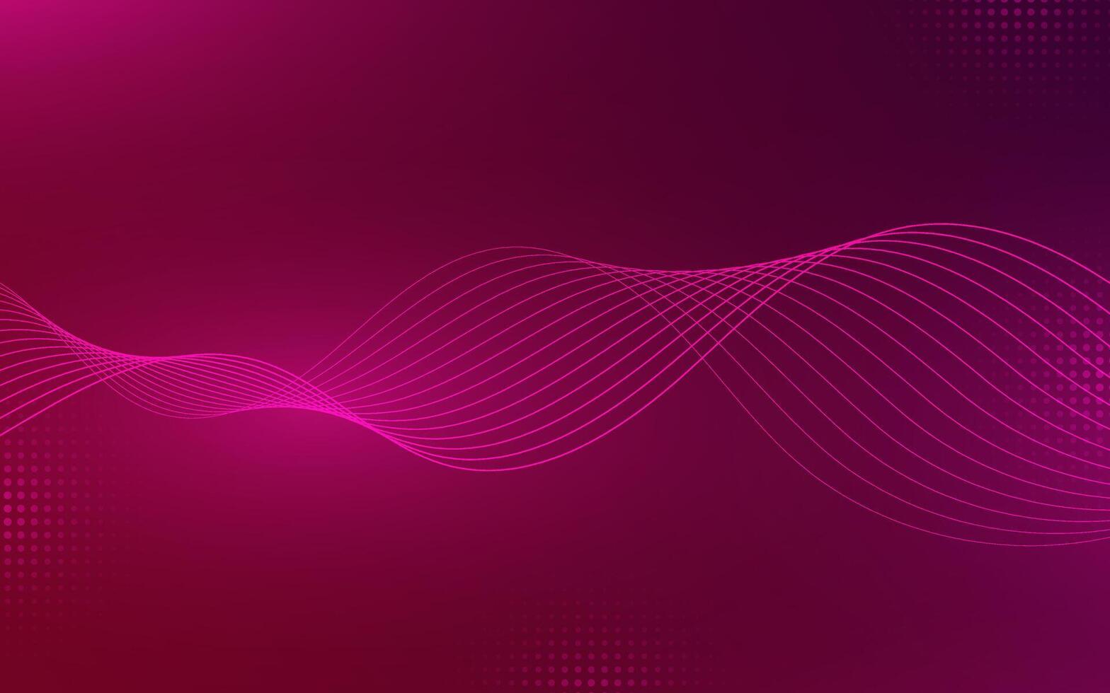 Abstract Wave, Line Particle Technology Background.Trendy.simple design. purple gradations. .abstract background. illustration vector
