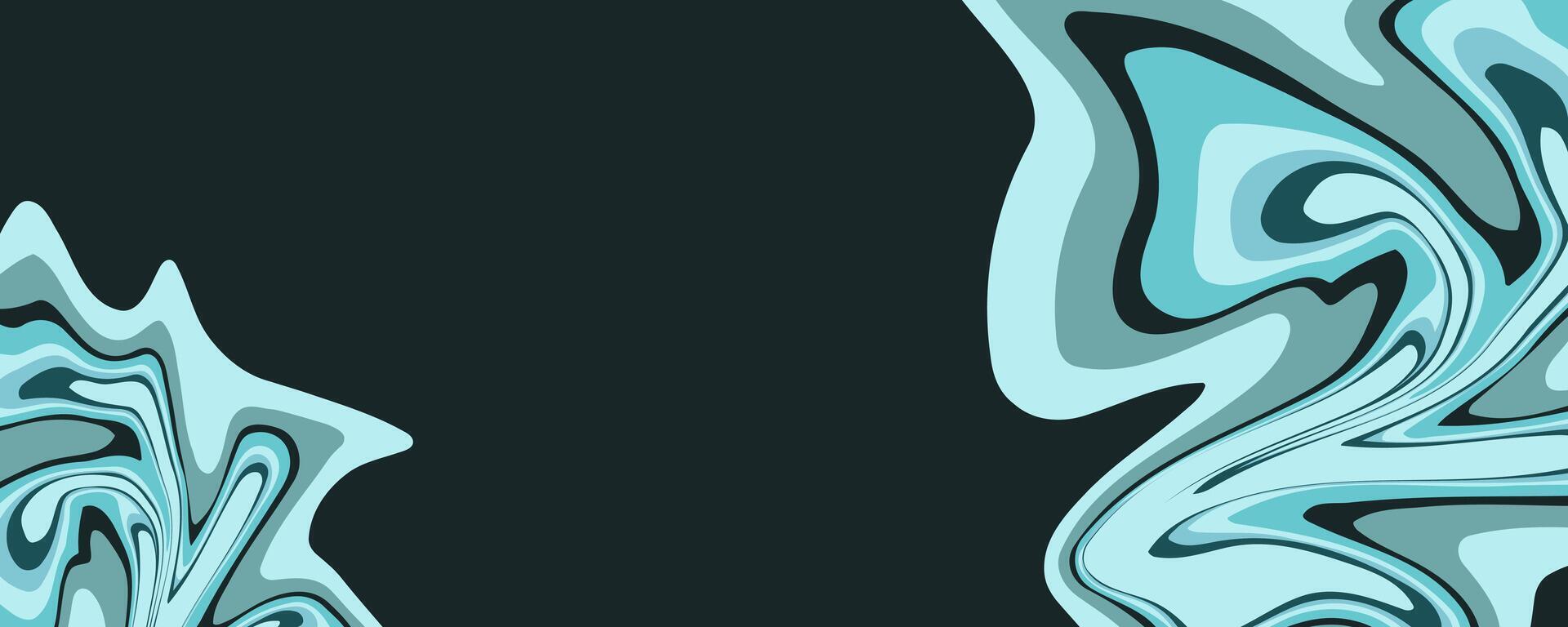 Abstract fluid background with smooth waves and motion. illustration vector