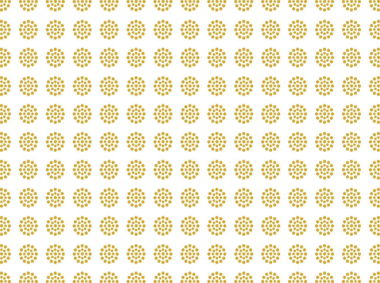 Dots Background Flower form vector