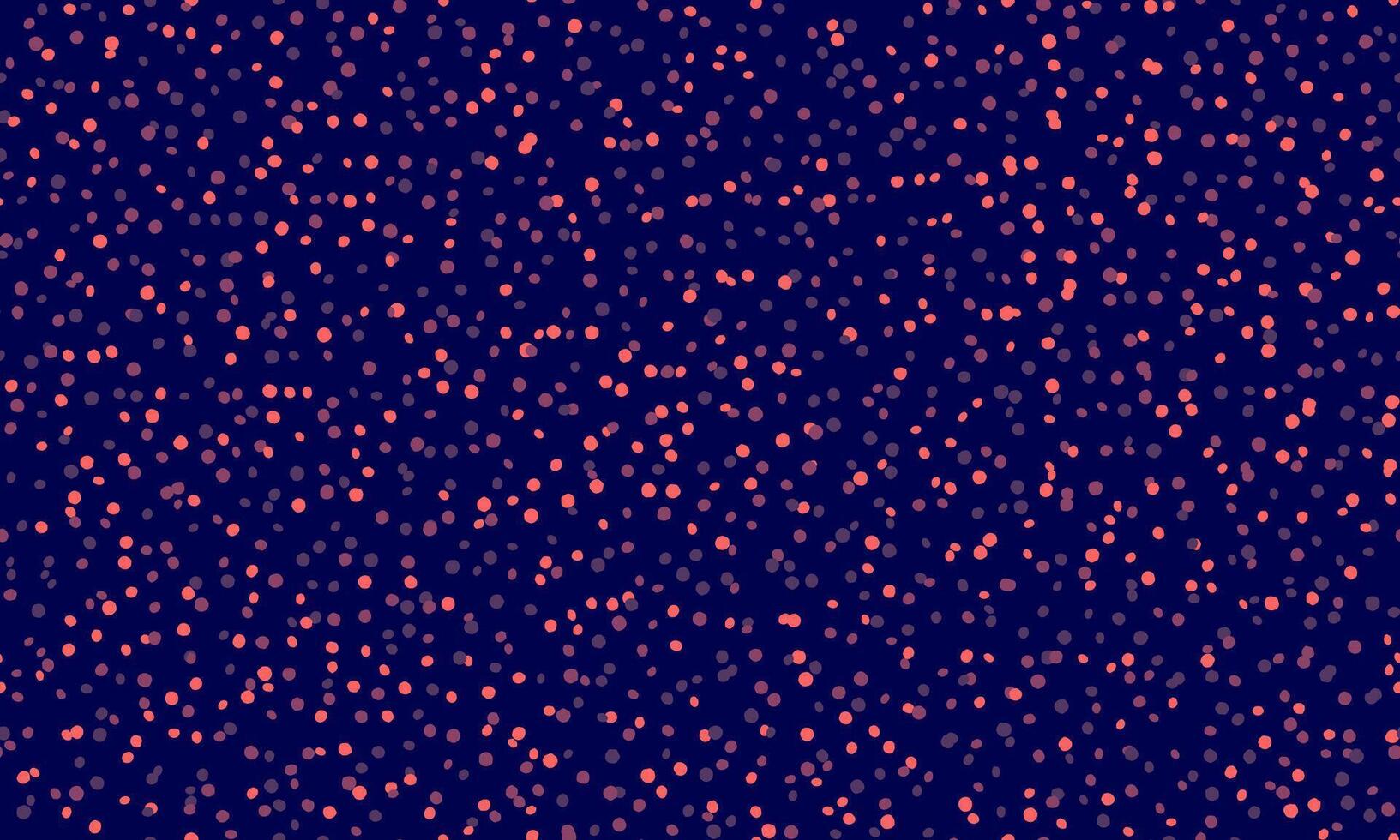 Abstract navy blue background speckled with pink and purple dots. Perfect for websites, presentations, or textile designs. Evokes feelings of joy, celebration, or a starry night sky. vector