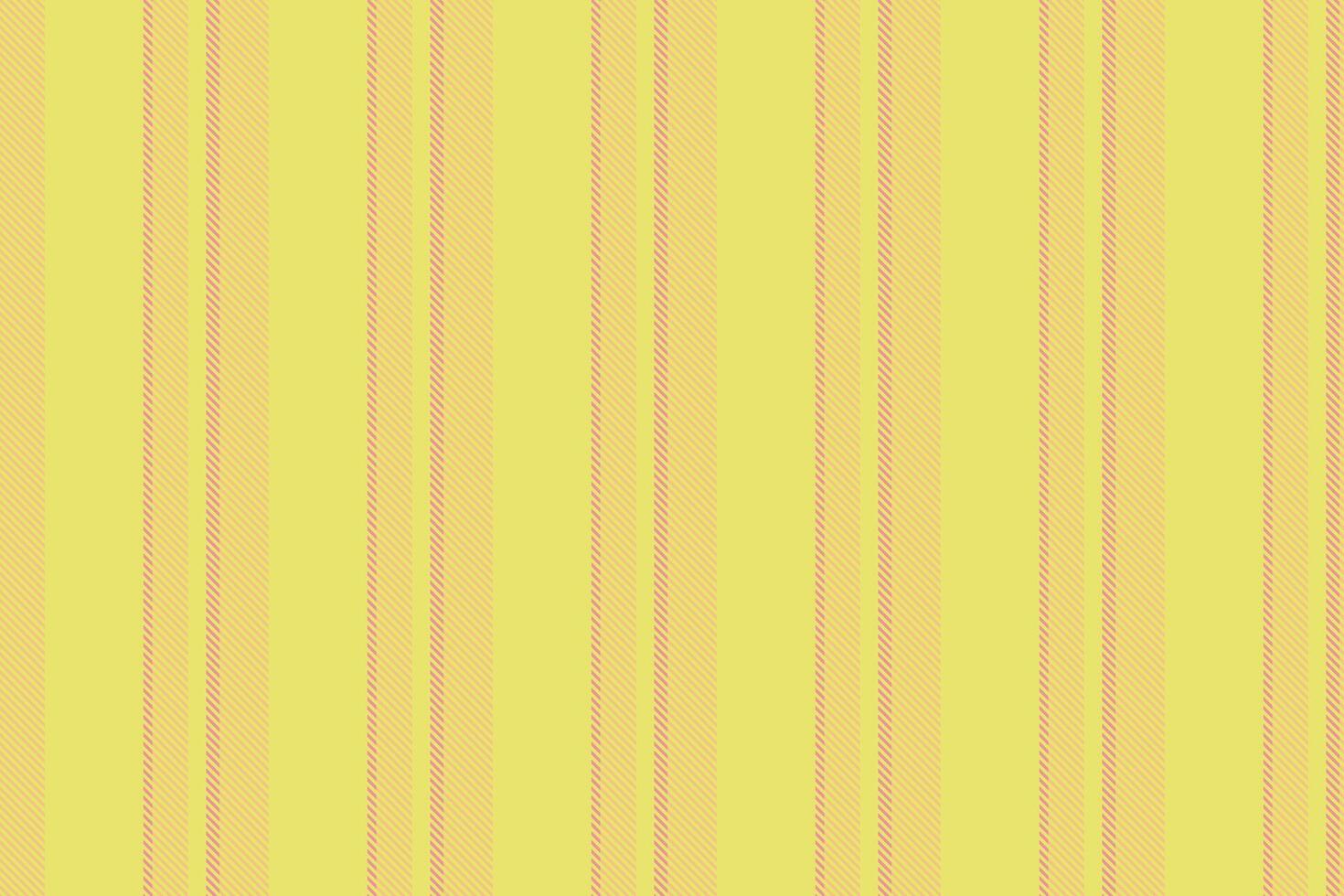Fiesta lines textile pattern, crease background stripe texture. Event seamless vertical fabric in yellow and amber colors. vector
