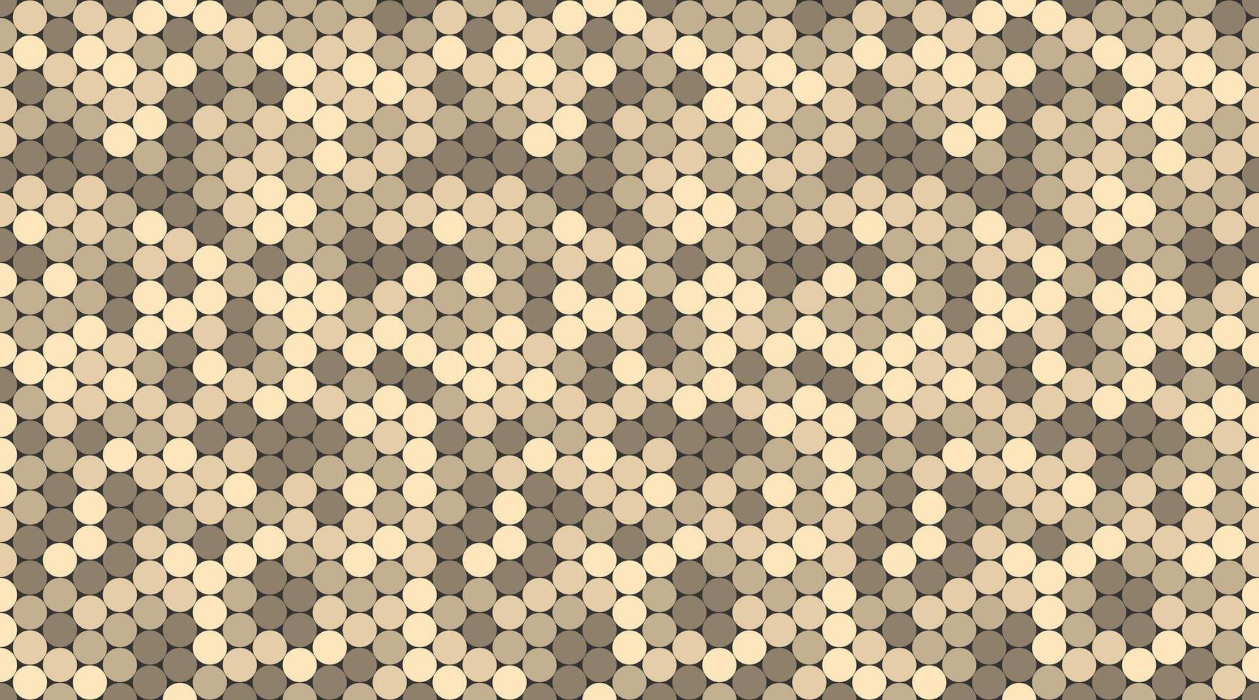 Abstract beige and brown circular pattern. Subtle texture creates a modern, sophisticated design perfect for backgrounds, website banners, or textile prints. Evokes feelings of calm and elegance. vector