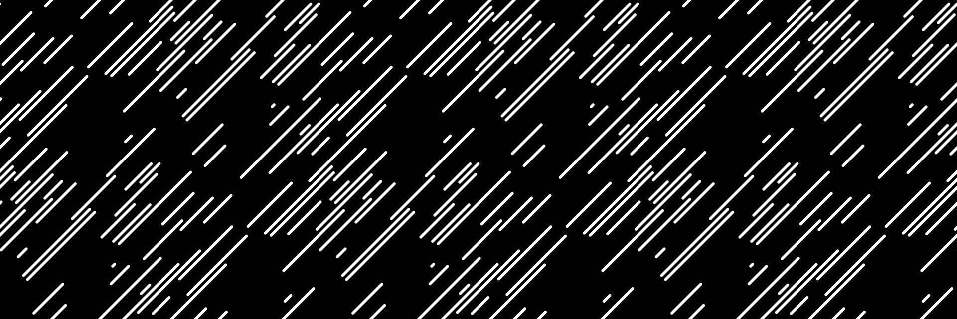 Abstract black and white diagonal lines pattern. Dynamic, modern design ideal for backgrounds, website banners, or textile prints. Evokes speed, technology, or movement. vector