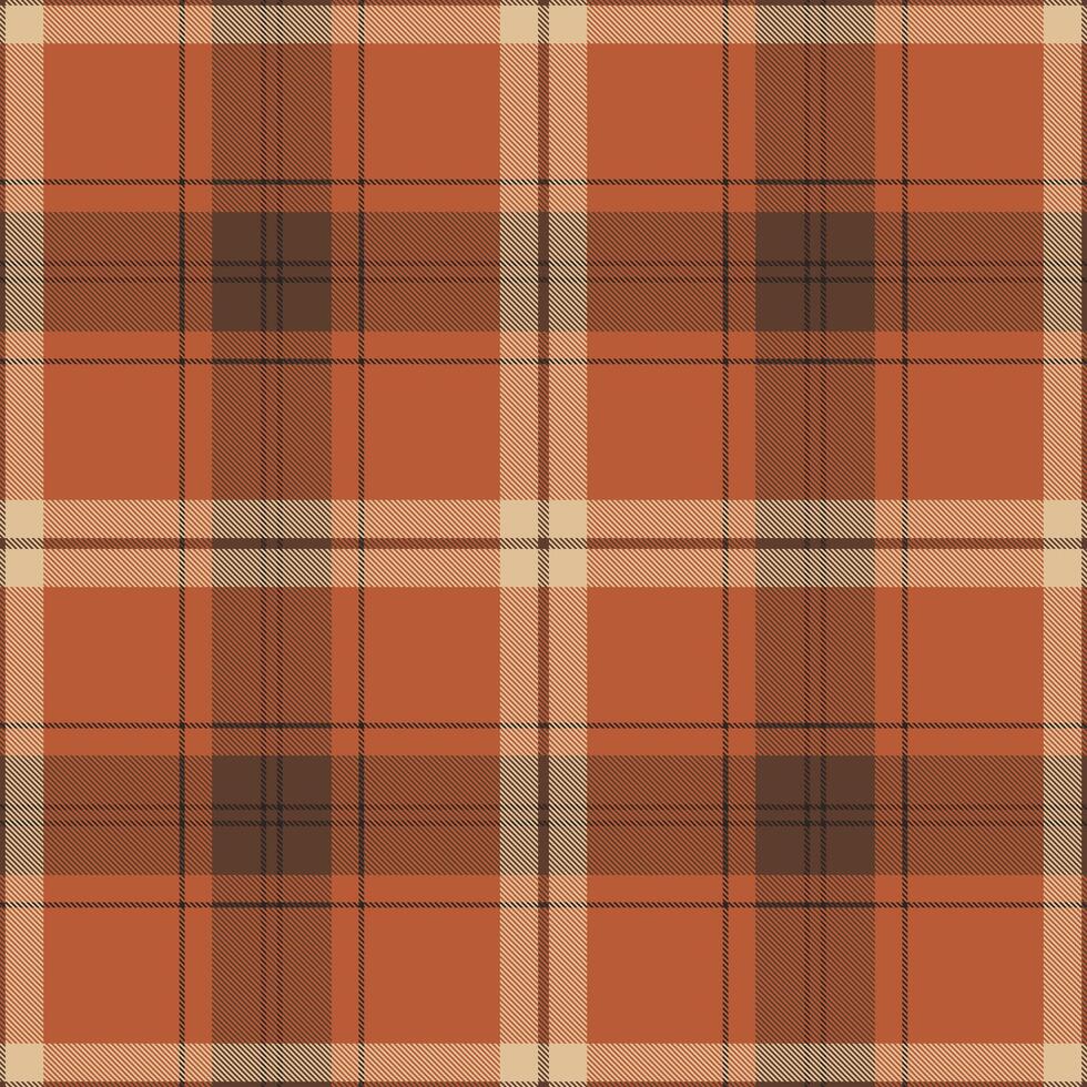 Warm autumnal plaid pattern. Perfect for fallthemed designs, textiles, websites, or packaging. Subtle earth tones create a cozy and sophisticated aesthetic. vector