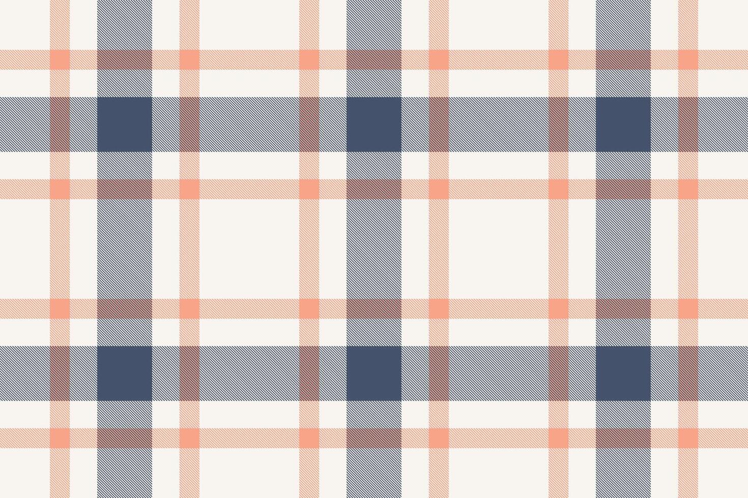Elegant peach and blue plaid pattern. Perfect for textile design, website backgrounds, or crafting projects. vector