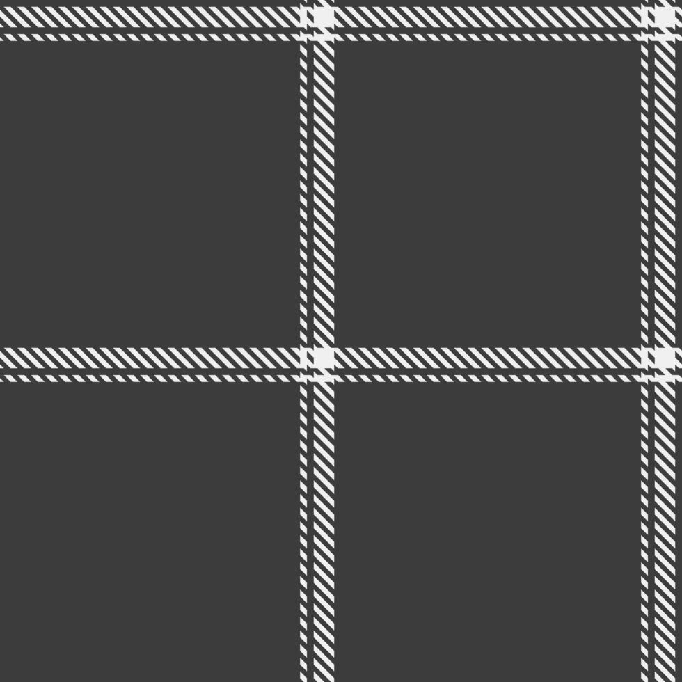 Stylish monochrome plaid pattern. Clean lines and a sophisticated grayscale palette create a versatile design perfect for fashion, home decor, or website backgrounds. vector