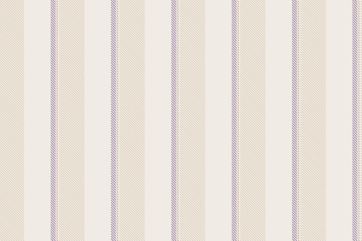 Elegant vertical stripes in soft beige and lavender create a calming, minimalist pattern perfect for backgrounds, textiles, or website designs. vector