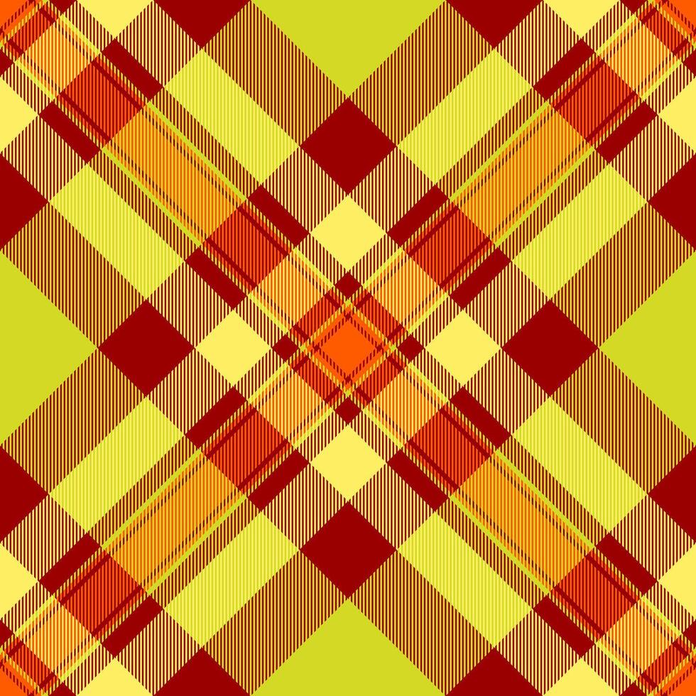 Vibrant autumnal plaid pattern in warm, earthy tones. Perfect for fallthemed designs, textiles, or website backgrounds. vector