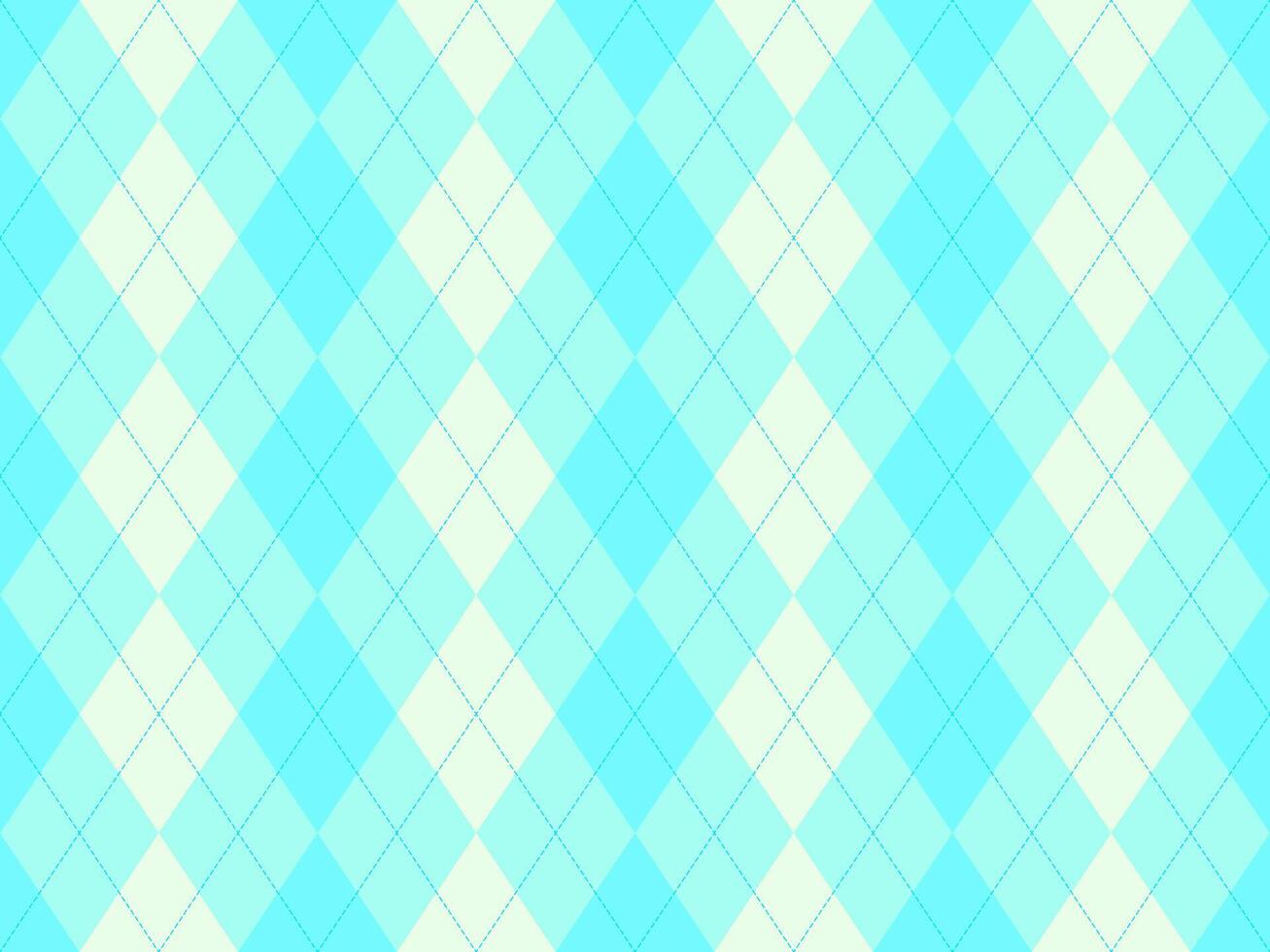 Elegant pastel blue and cream argyle diamond pattern. Perfect for backgrounds, textiles, or stationery designs. A classic pattern given a fresh, modern update. vector